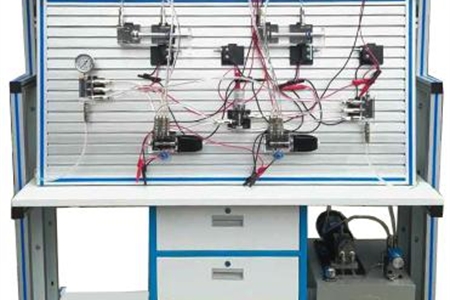 透明液压传动与PLC实训装置(铝合金框架)