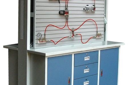 双面透明液压气动PLC控制教学实验台